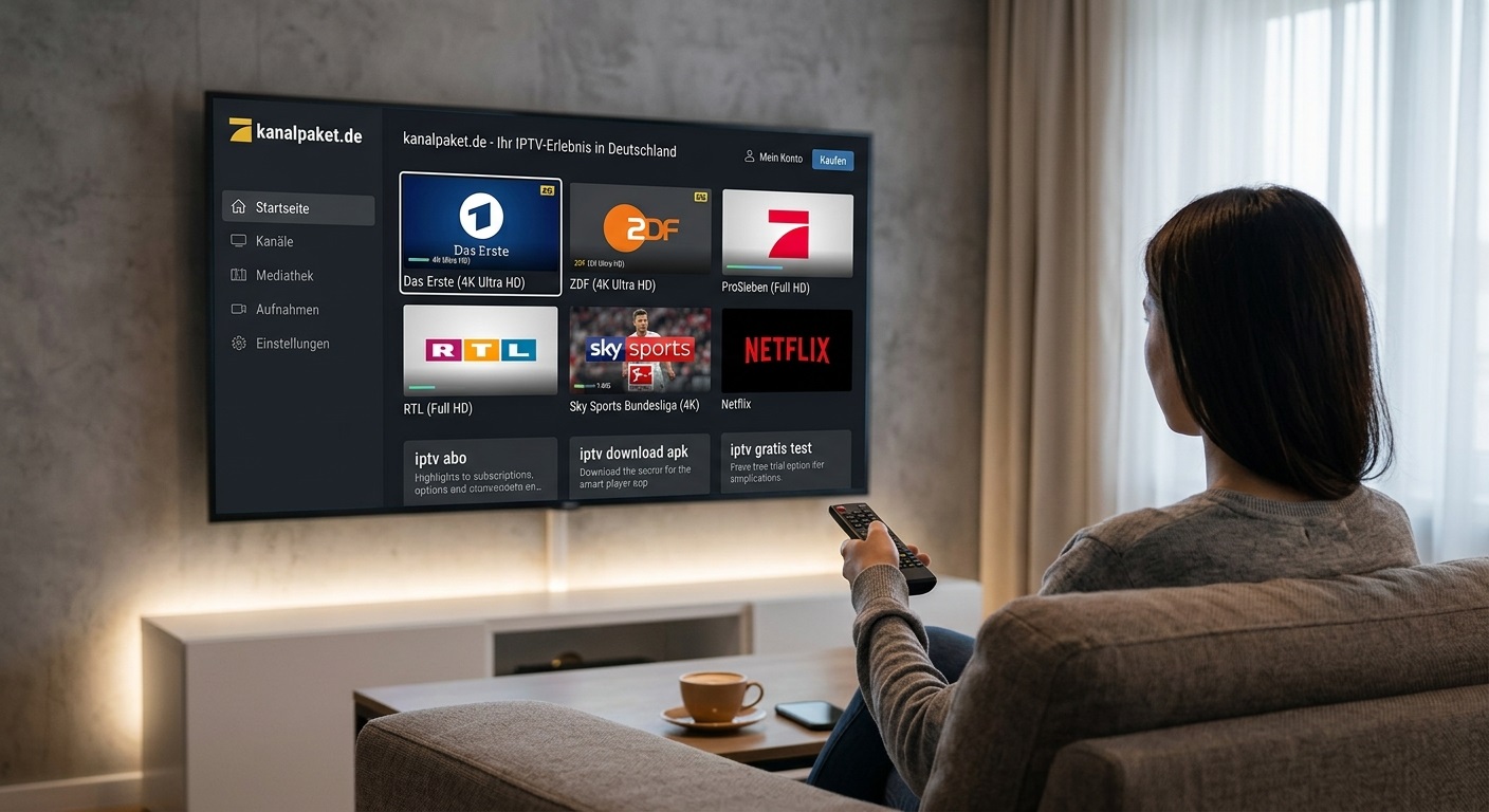 iptv deutschland, IPTV Streaming auf Smart TV, Fire TV Stick, Smartphone & Tablet – Kanalpaket